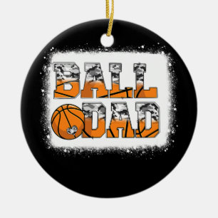 Décoration En Céramique Ball Papa Basketball Papa Camo Jeu Jour Drôle