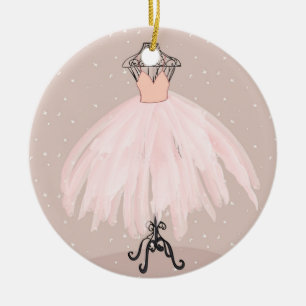 Décoration En Céramique Ballet Tutu pour enfants personnalisés