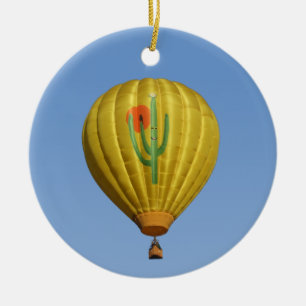 Décoration En Céramique Balloon à air chaud Sahuaro Sunrise