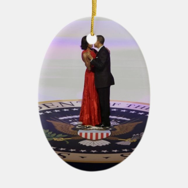 Décoration En Céramique Barack et Michelle Obama (Devant)