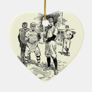 Décoration En Céramique Baseball : Joueurs