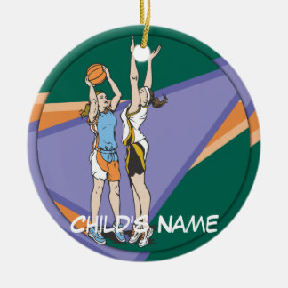 Décoration En Céramique Basket-ball de filles