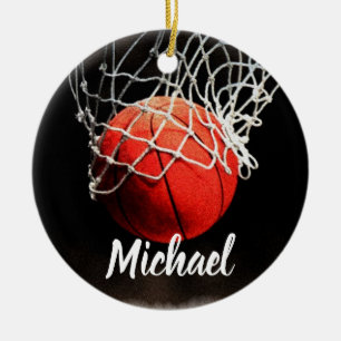 Décoration En Céramique Basket-ball Votre nom