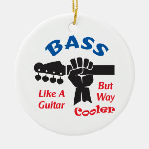 Décoration En Céramique Bass Guitar