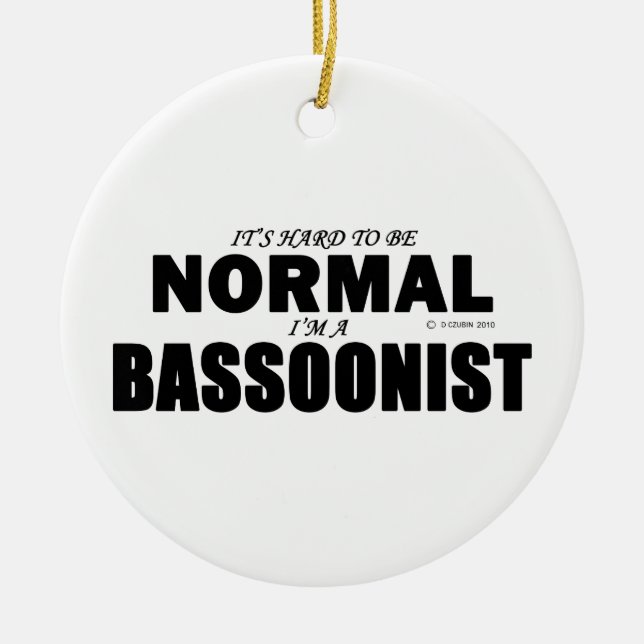 Décoration En Céramique Bassooniste normal (Devant)