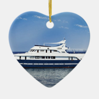 Décoration En Céramique bateau en mer