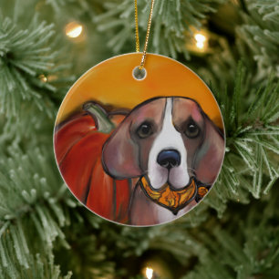 Décoration En Céramique Beagle      