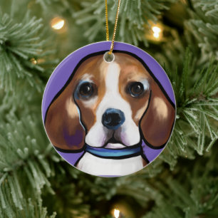 Décoration En Céramique Beagle