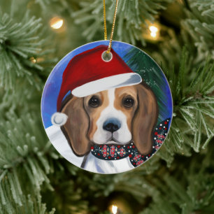Décoration En Céramique Beagle    