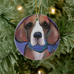 Décoration En Céramique Beagle