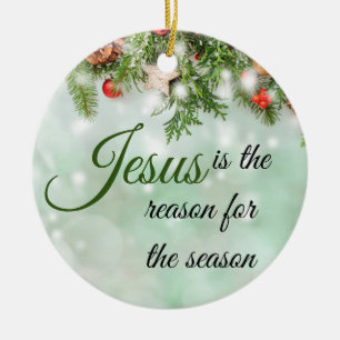 Décoration En Céramique Beau Jésus est la raison de la saison