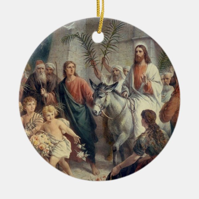 Décoration En Céramique Belle scène religieuse (Devant)