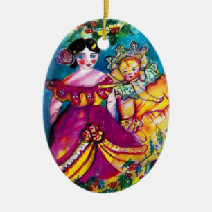 DÉCORATION EN CÉRAMIQUE BELLES POUDRES ANCIENNES