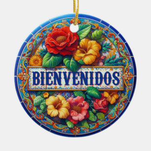 DÉCORATION EN CÉRAMIQUE BIENVENIDOS
