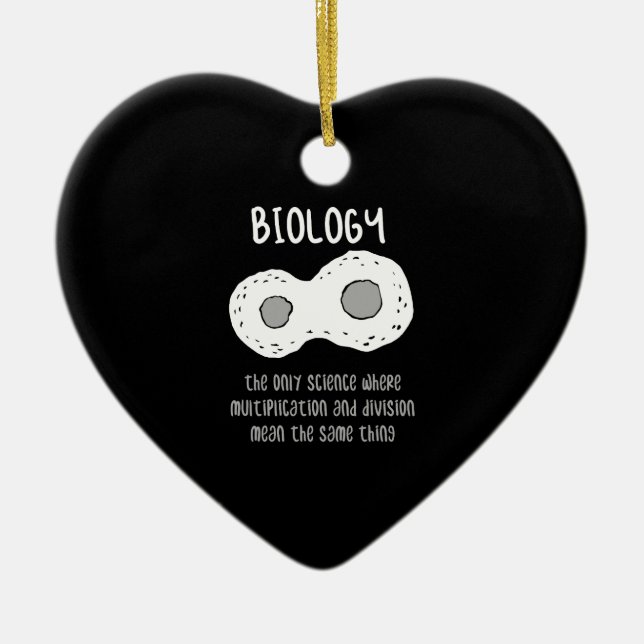 Décoration En Céramique Biologie - Biologie Le seul cadeau scientifique (Devant)