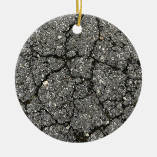 Décoration En Céramique Black Asphalt Street Paving Cement