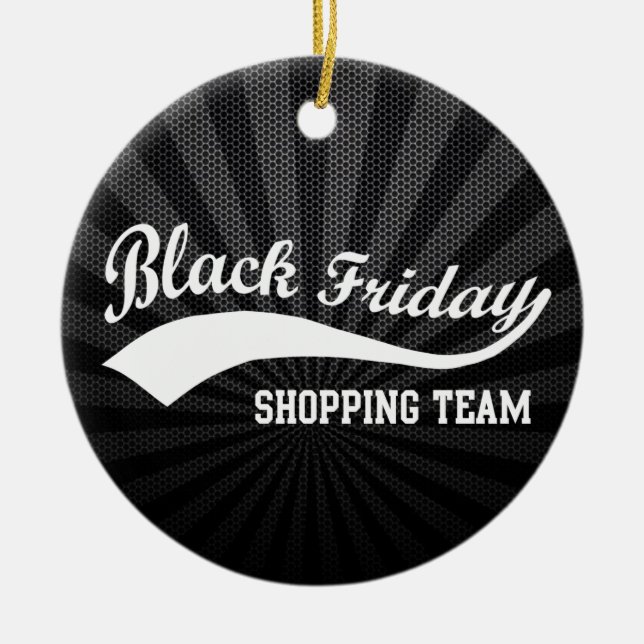 Décoration En Céramique Black Friday Shopping Team (Devant)