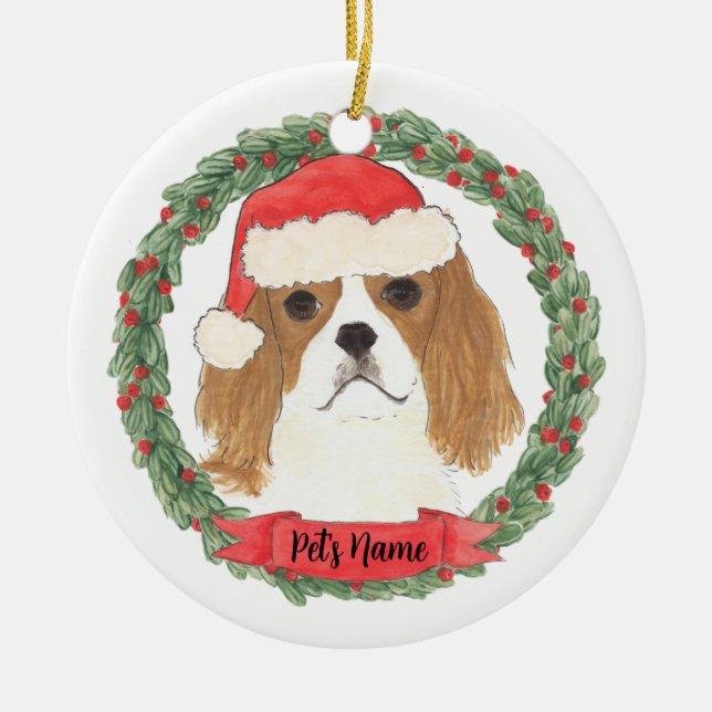 Décoration En Céramique Blenheim Cavalier King Charles Spaniel (Devant)