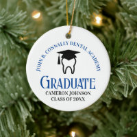 Bleu Dental School Graduate Keepsaké Noël