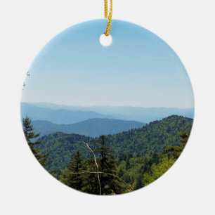 Décoration En Céramique Blue Ridge Mountains près de Cherokee, Caroline d