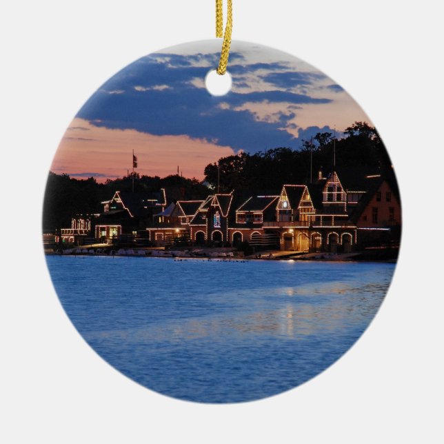 Décoration En Céramique Boathouse Row (Devant)