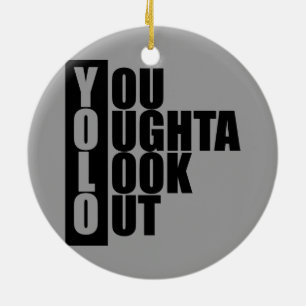 Décoration En Céramique Boîte de verticale de YOLO