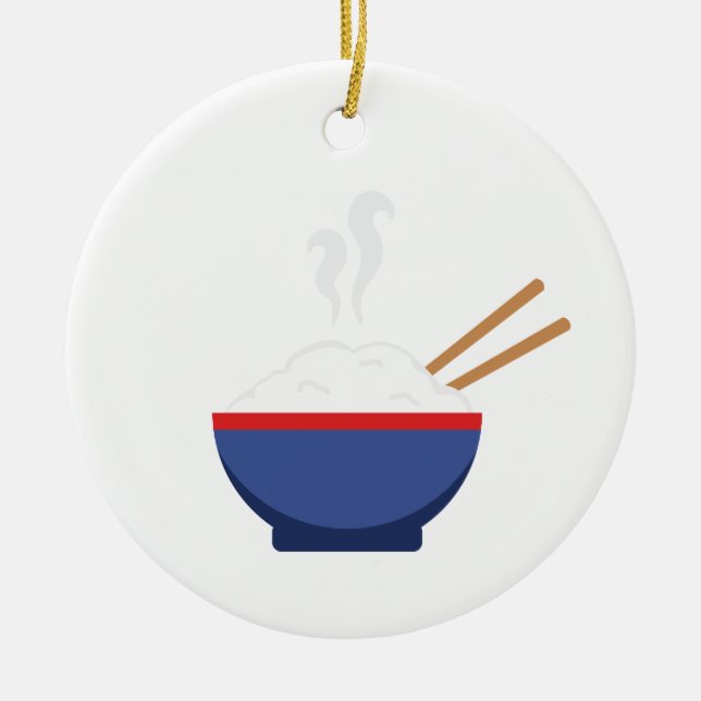 Décoration En Céramique Bol De Riz (Devant)