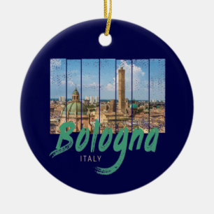 Décoration En Céramique Bologna Emilia-Romagna Italy vintage souvenir