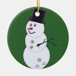 Décoration En Céramique Bon Bowlidays Snowman
