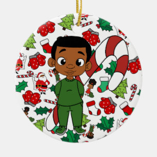 Décoration En Céramique Bonbons de Noël 2