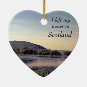 Décoration En Céramique Bonnie Scotland — Scottish Loch View