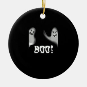 Décoration En Céramique Boo ! Halloween effrayant cachant Funny Peekaboo