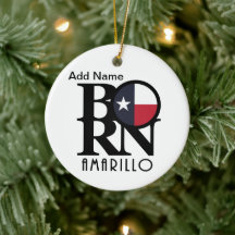 BORN Amarillo Texas Personnalisable