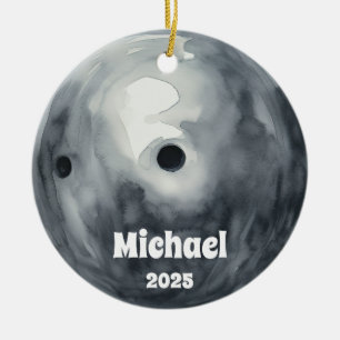 Décoration En Céramique Boule de bowling, Ornement, Sports pour enfants