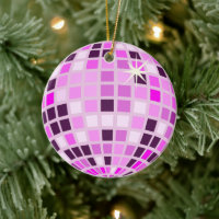 Boule Disco Rose Moderne