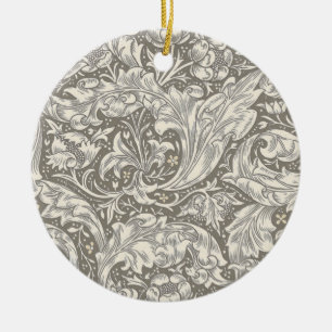 Décoration En Céramique Bouton de bachelier en damas antique de William Mo
