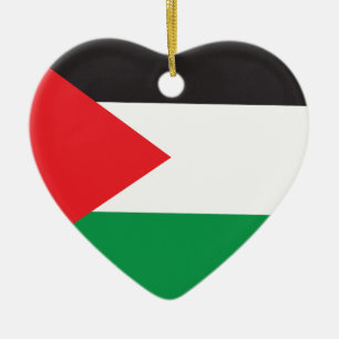 Décoration En Céramique Bouton Palestine, Drapeau Patriotique Palestinien