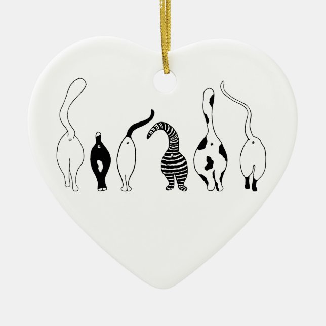 Décoration En Céramique Boutons de chat (Devant)