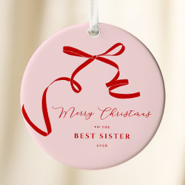 Décoration En Céramique Bow moderne rose