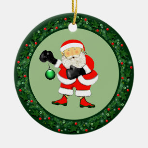 Décoration En Céramique Boxe Noël Collectif