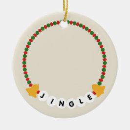 Décoration En Céramique Bracelet d'amitié Jingle Noël