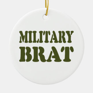 DÉCORATION EN CÉRAMIQUE BRAT MILITAIRE