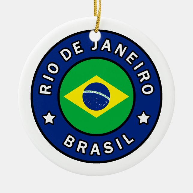 Décoration En Céramique Brésil de Rio de Janeiro (Devant)