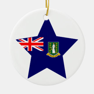 Décoration En Céramique Britannique+Vierge+Étoile d'îles