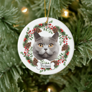 Décoration En Céramique british shorthair