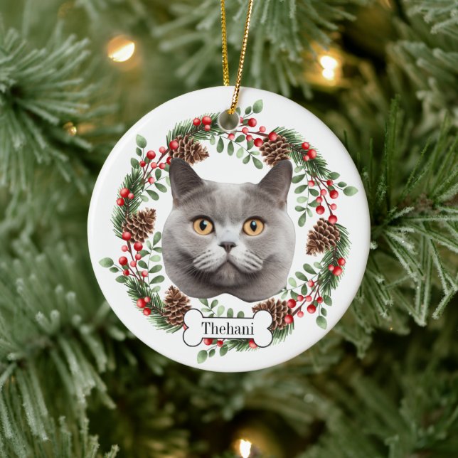 Décoration En Céramique british shorthair (Arbre)
