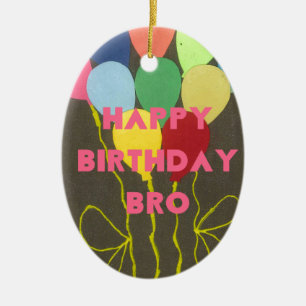 Décoration En Céramique Bro Art d'anniversaire heureux