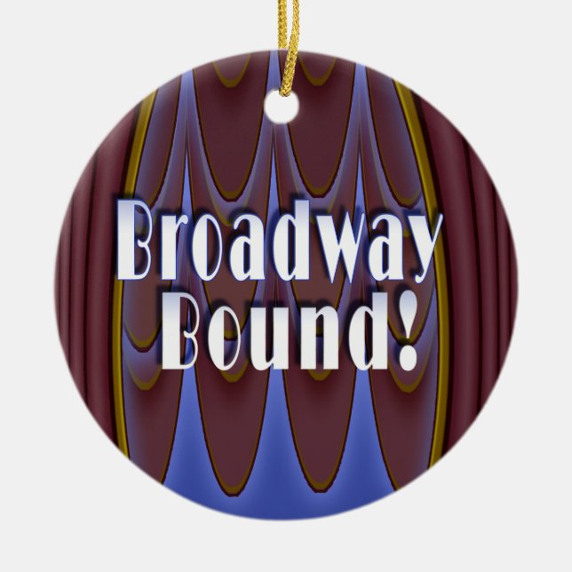 Décoration En Céramique Broadway bondissent ! (Devant)