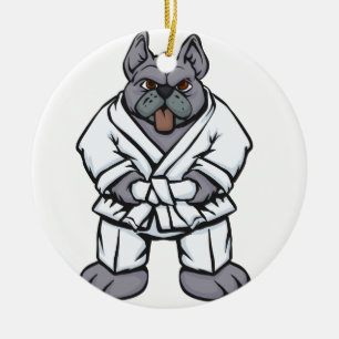 Décoration En Céramique Bulldog jiu jitsu choose backgror