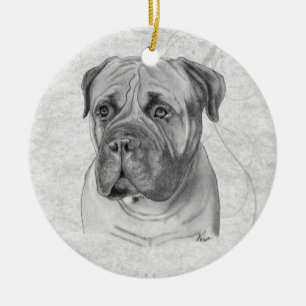 Décoration En Céramique Bullmastiff
